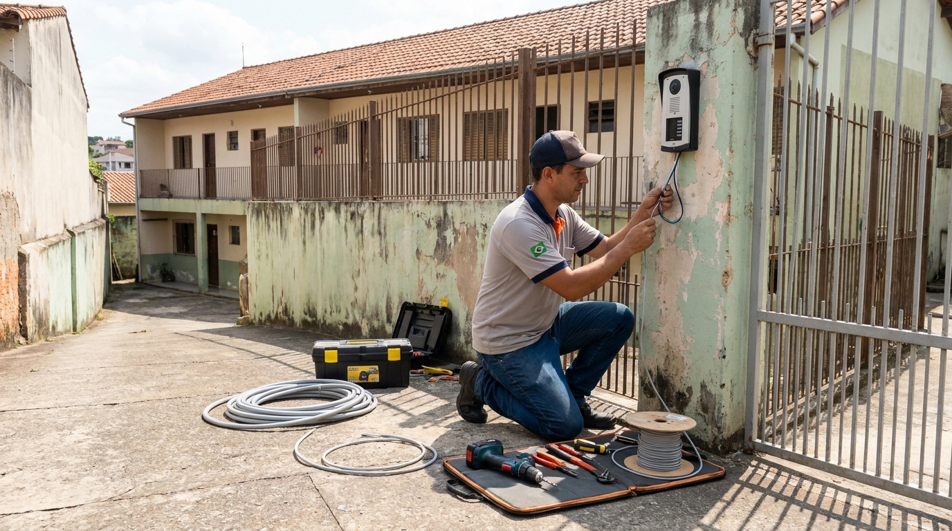 Instalação de Porteiro Eletrônico em Guarulhos‑SP