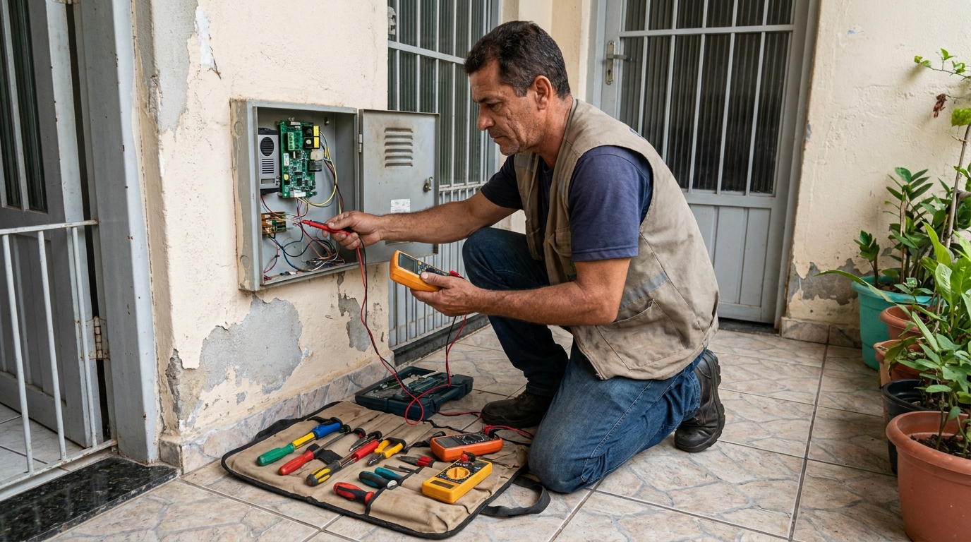 Troca de Fiação de Interfone em Guarulhos‑SP